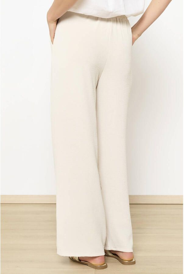 LOLALIZA wide leg high waist broek beige - Foto 2