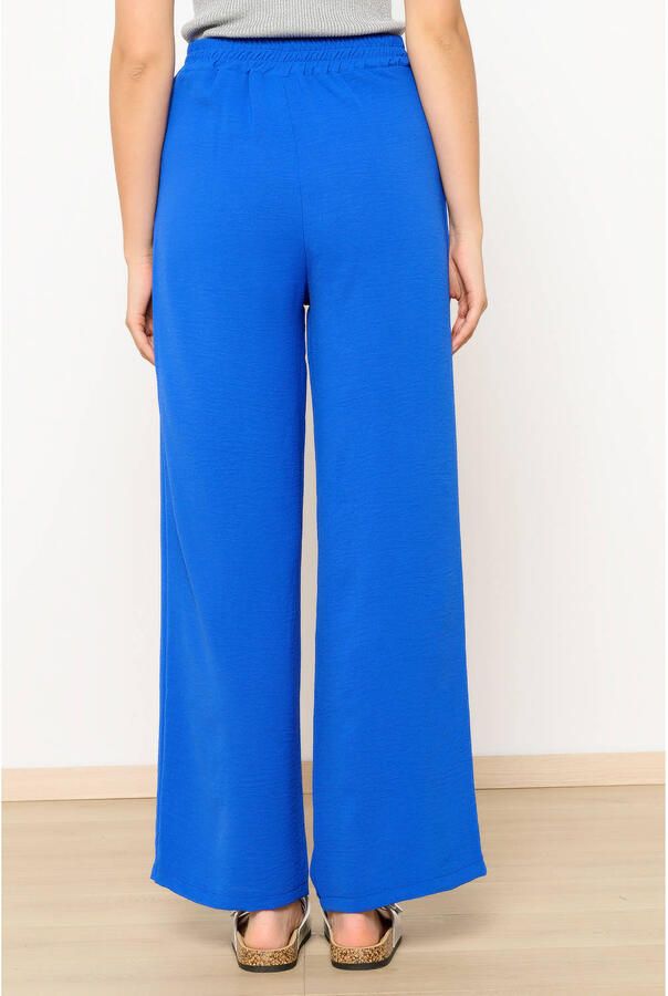 LOLALIZA wide leg high waist broek blauw - Foto 2