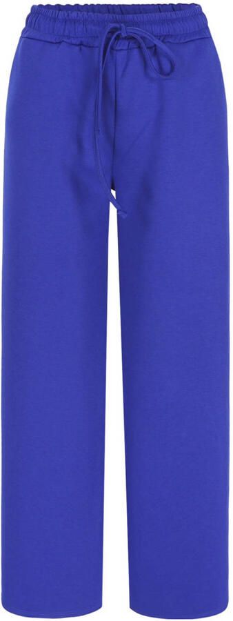 LOLALIZA wide leg high waist broek blauw