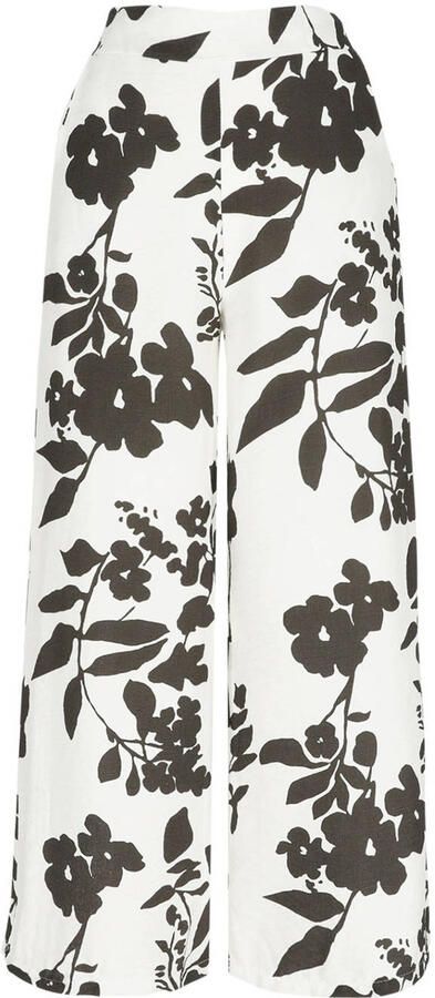 LOLALIZA wide leg high waist broek donkerbruin - Foto 3