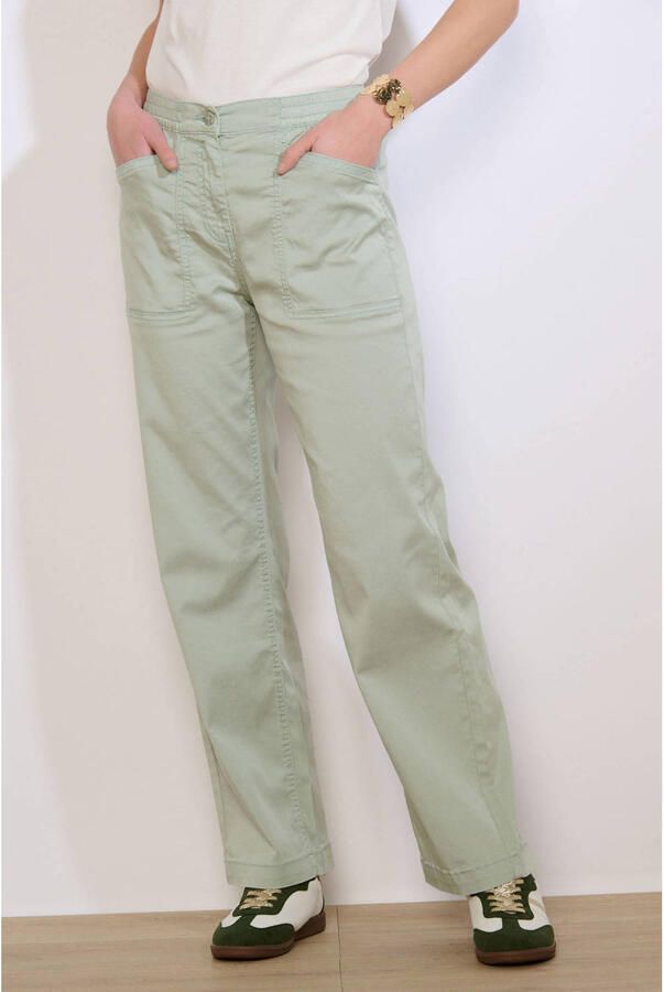 LOLALIZA wide leg high waist broek