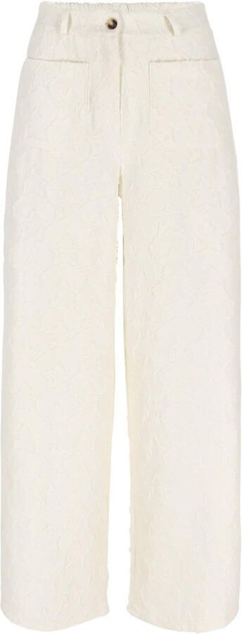LOLALIZA wide leg high waist broek wit - Foto 3