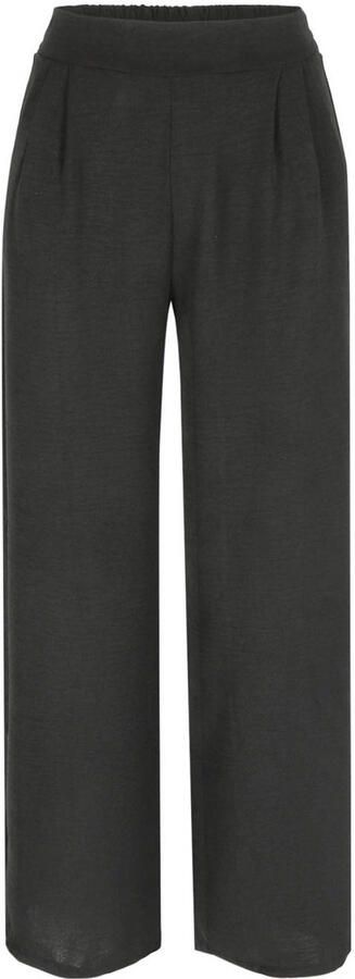 LOLALIZA wide leg high waist broek zwart