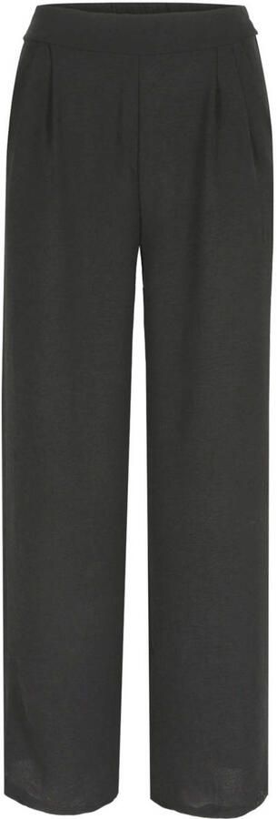 LOLALIZA wide leg high waist broek zwart - Foto 3