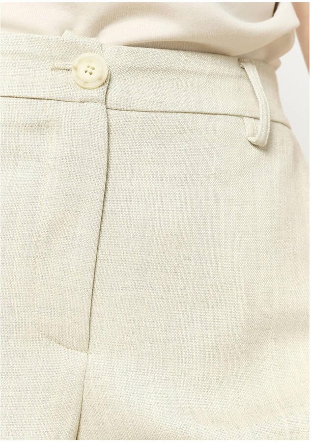 LOLALIZA wide leg high waist pantalon ecru - Foto 2