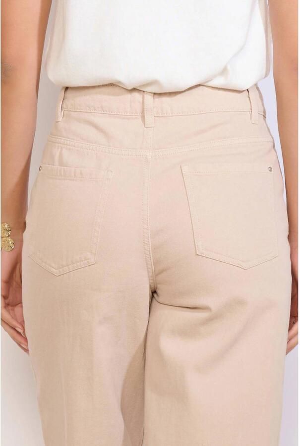 LOLALIZA wide leg jeans beige - Foto 2