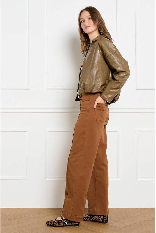 LOLALIZA wide leg jeans bruin - Foto 3