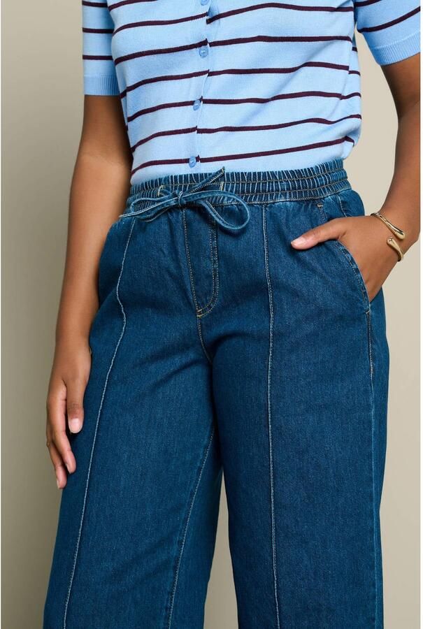 LOLALIZA wide leg jeans donkerblauw - Foto 3