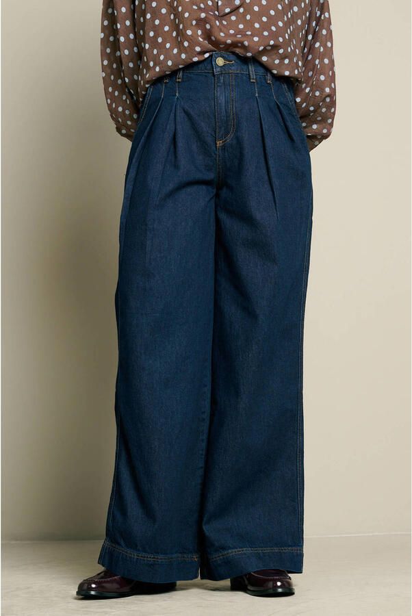 LOLALIZA wide leg jeans donkerblauw - Foto 3