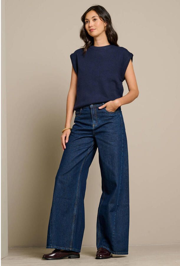 LOLALIZA wide leg jeans donkerblauw - Foto 2