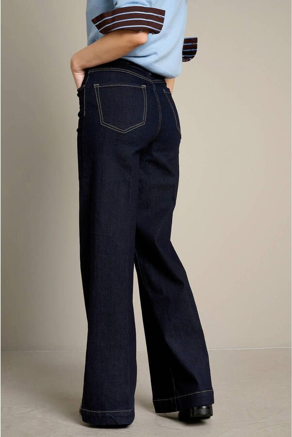 LOLALIZA wide leg jeans donkerblauw - Foto 3