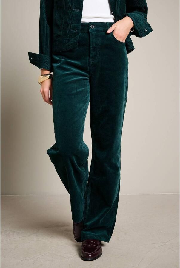 LOLALIZA wide leg jeans donkergroen - Foto 2