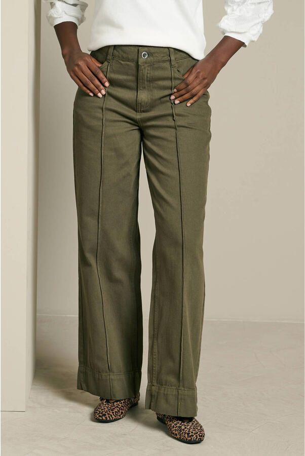 LOLALIZA wide leg jeans kaki