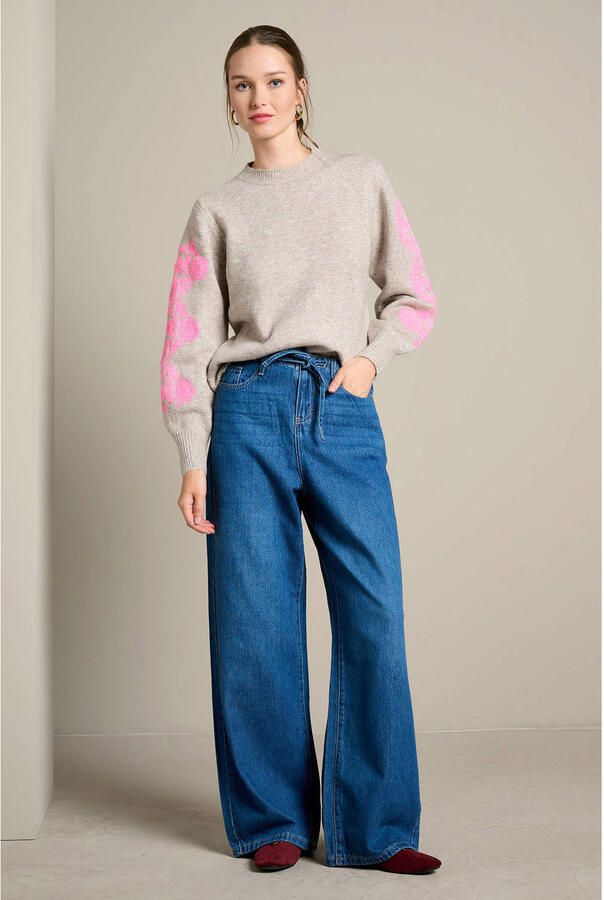 LOLALIZA wide leg jeans medium blauw denim - Foto 2