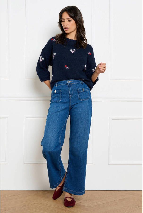 LOLALIZA wide leg jeans mediumblauw - Foto 3
