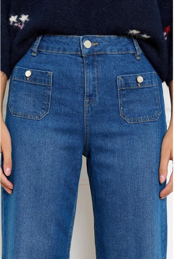 LOLALIZA wide leg jeans mediumblauw - Foto 2