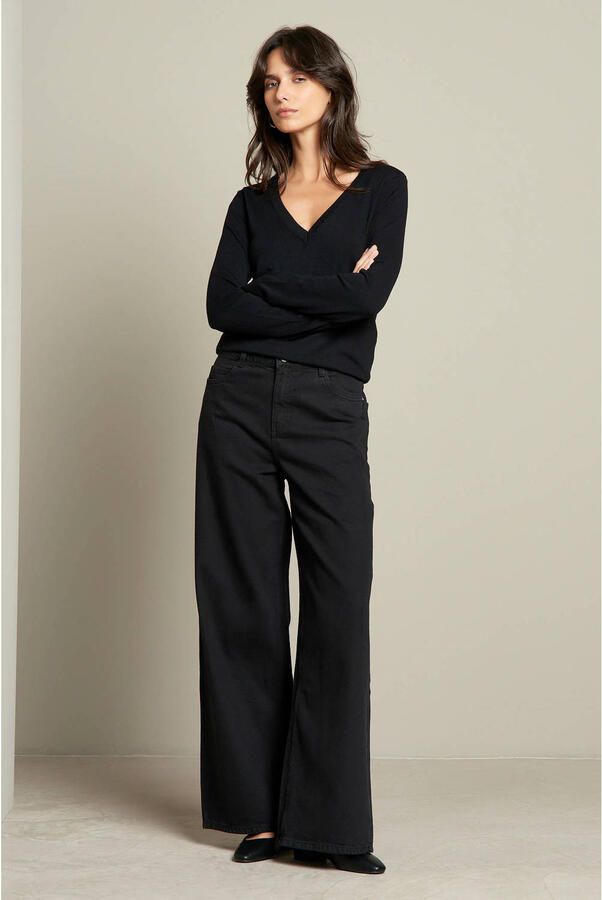 LOLALIZA wide leg jeans zwart - Foto 3