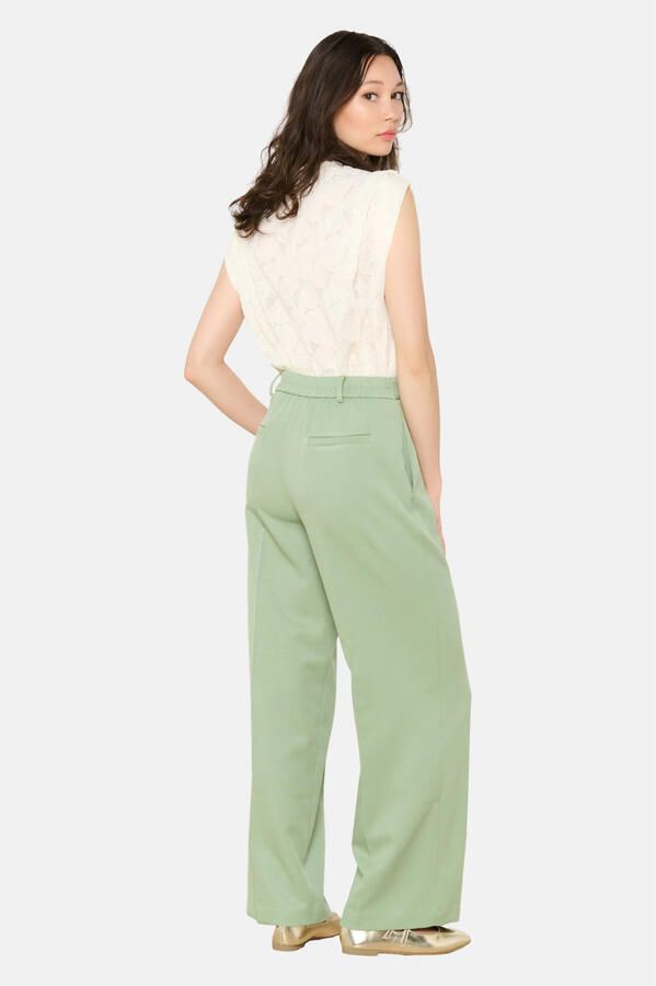 LOLALIZA wide leg pantalon mintgroen - Foto 2