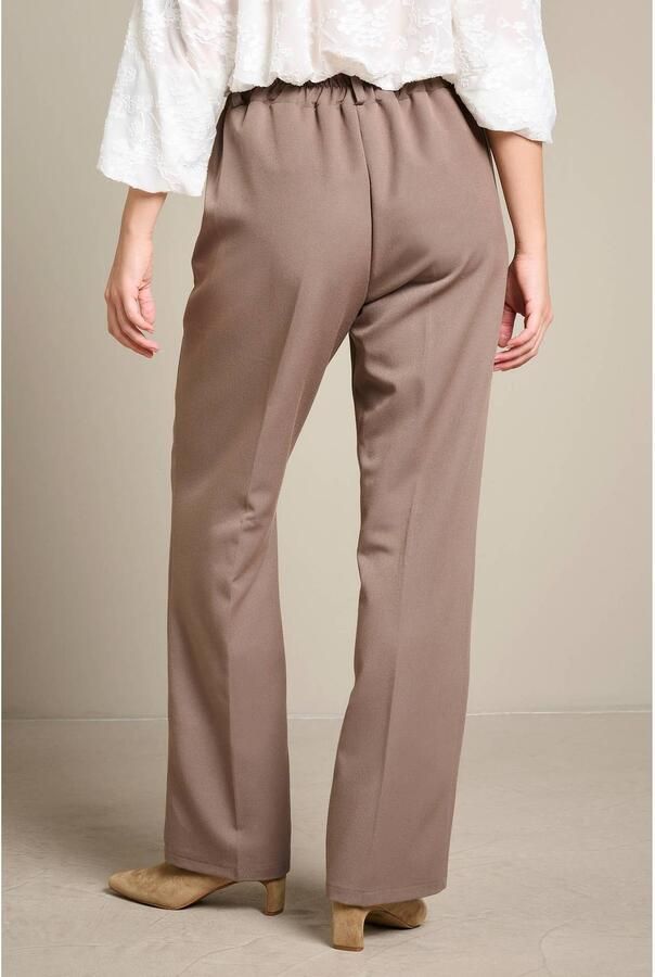 LOLALIZA wide leg pantalon taupe - Foto 2