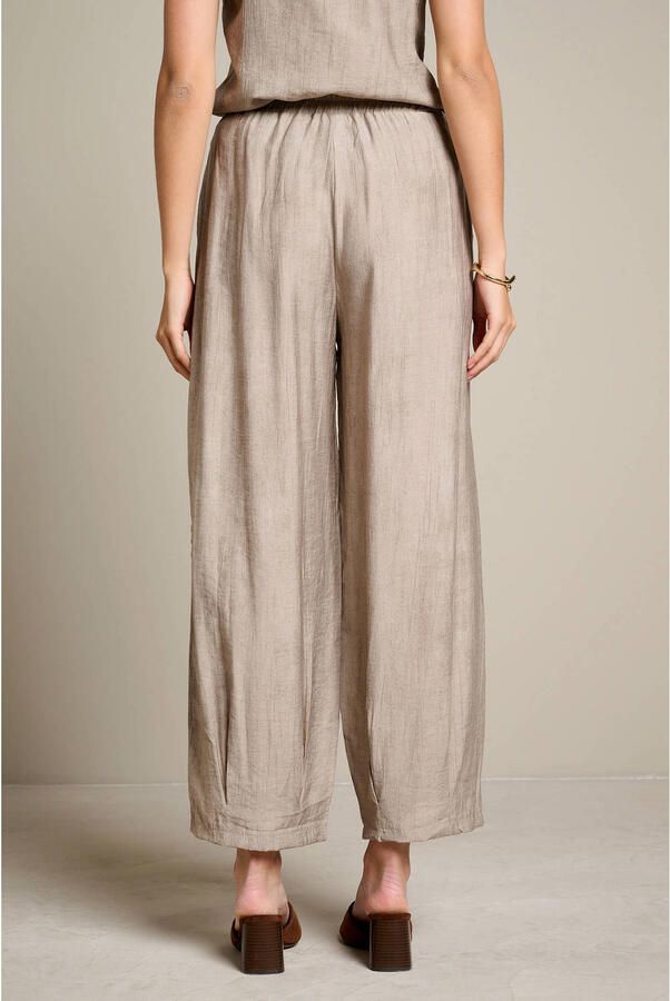 LOLALIZA wide leg regular waist broek grijs - Foto 2
