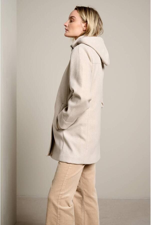LOLALIZA winterjas met wol beige - Foto 2