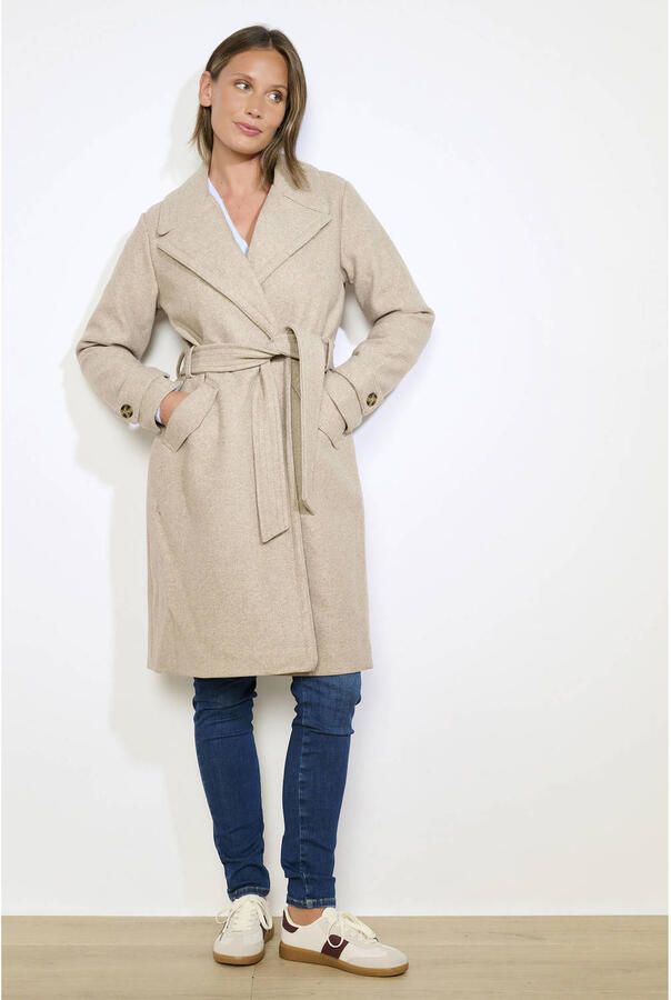 LOLALIZA wollen manteljas beige - Foto 3