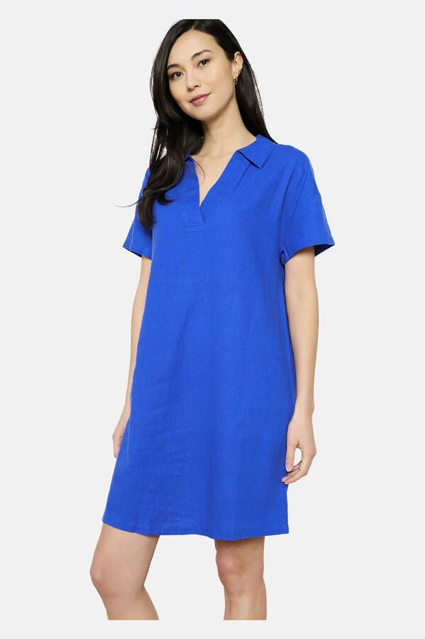 LOLALIZA zomerjurk blauw