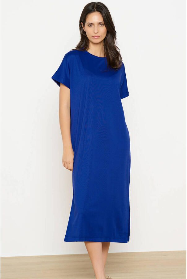 LOLALIZA zomerjurk blauw