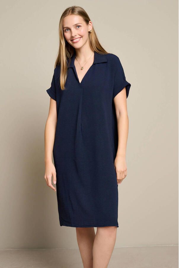 LOLALIZA zomerjurk blauw