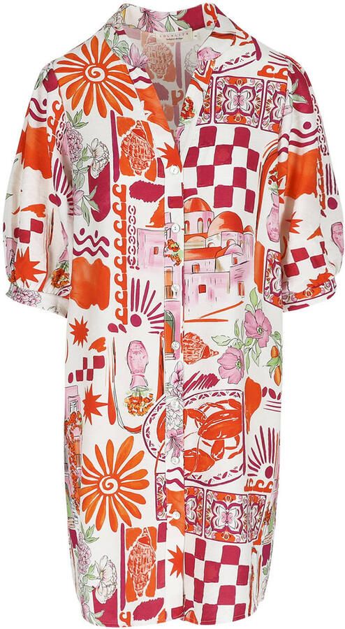 LOLALIZA zomerjurk oranje - Foto 3