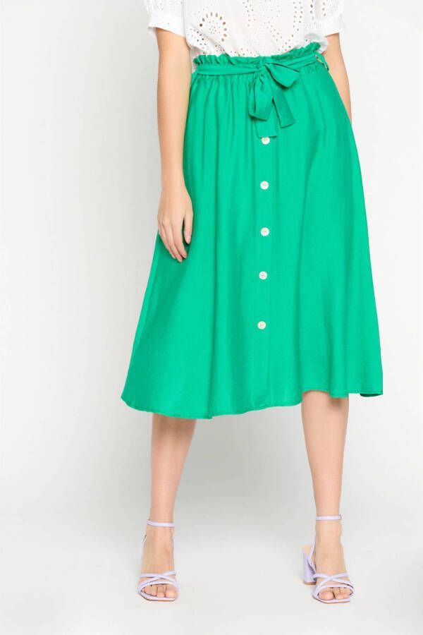 LOLALIZA midi rok groen