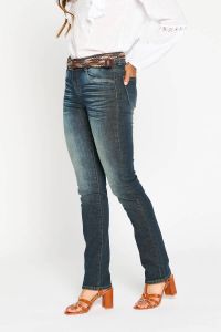 LOLALIZA straight fit jeans donkerblauw