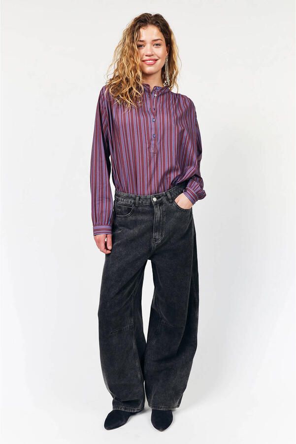 Lollys Laundry barrel jeans zwart - Foto 3