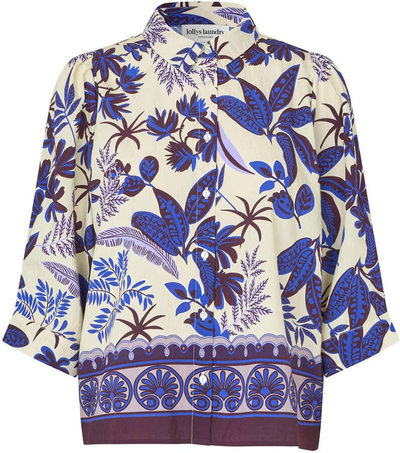 Lollys Laundry blouse blauw