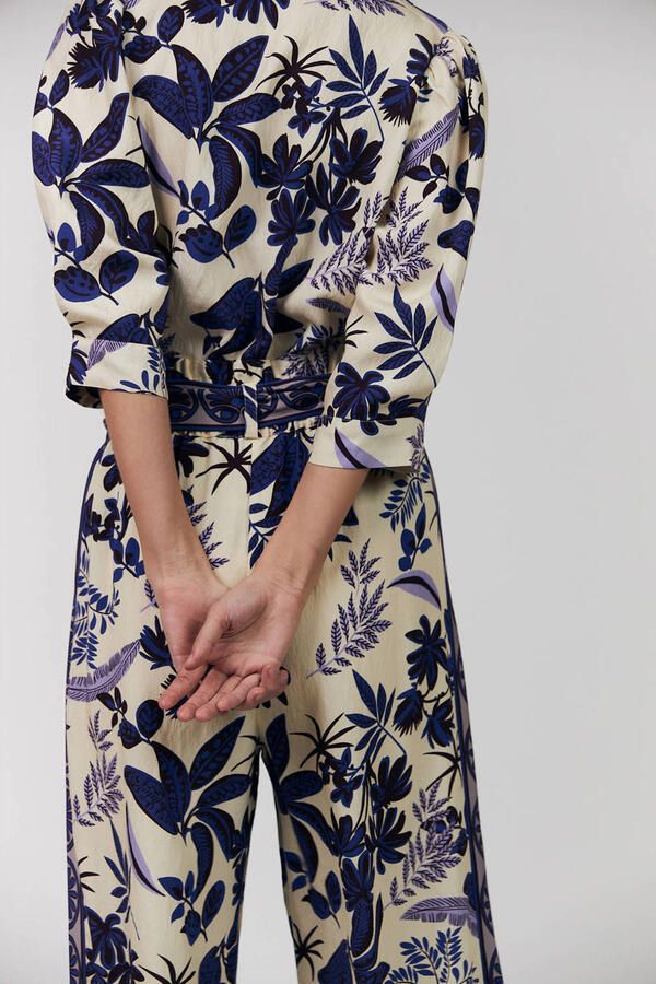 Lollys Laundry blouse blauw - Foto 3