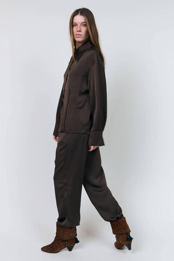 Lollys Laundry blouse bruin - Foto 2