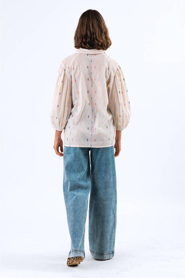 Lollys Laundry Heidill Shirt met Dropped Schouders Multicolor Dames - Foto 3