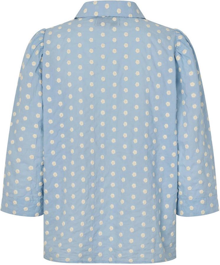 Lollys Laundry blouse lichtblauw - Foto 2