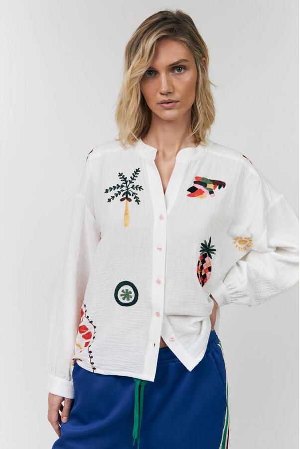 Lollys Laundry blouse wit