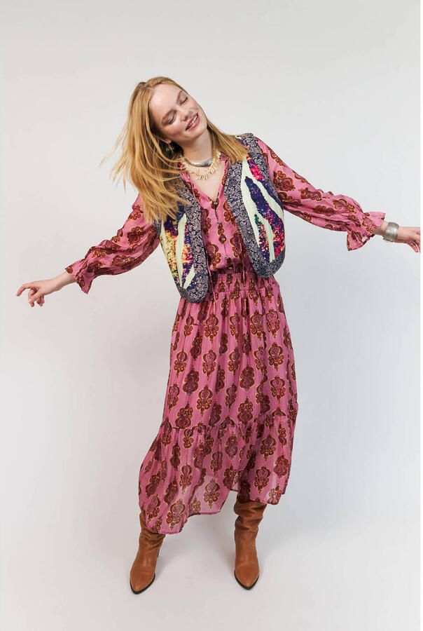 Lollys Laundry bodywarmer met print meerkleurig - Foto 3