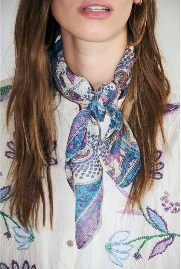 Lollys Laundry gebloemde blouse crème - Foto 2