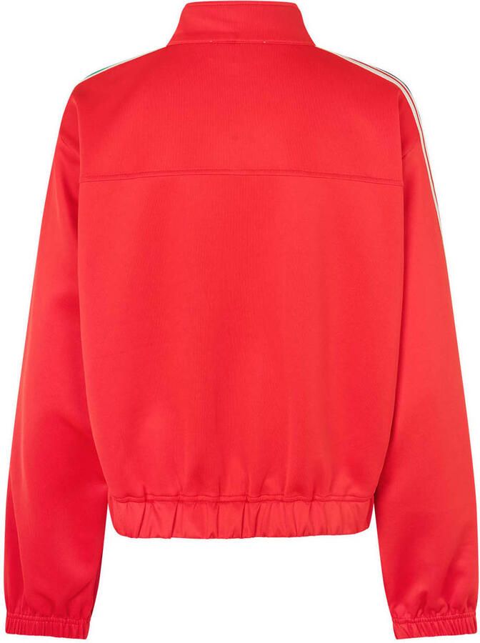 Lollys Laundry gestreepte jas rood groen - Foto 2