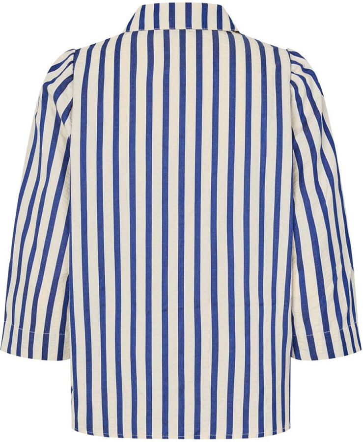 Lollys Laundry gestreepte top blauw - Foto 2