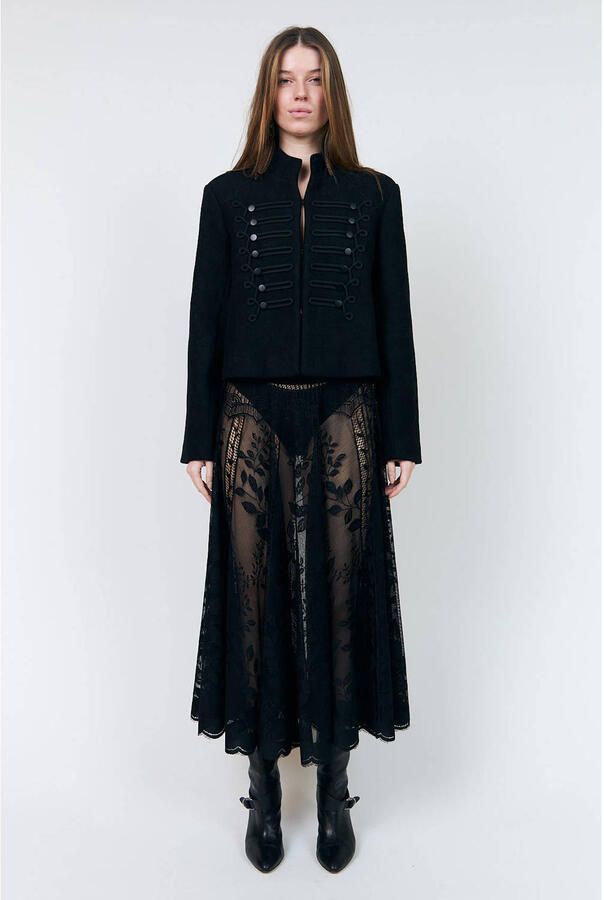 Lollys Laundry getailleerde blazer met wol zwart - Foto 2
