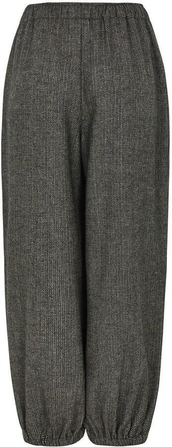 Lollys Laundry high waist ballon broek met wol grijs - Foto 2