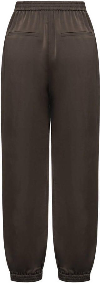 Lollys Laundry high waist loose fit broek bruin - Foto 3