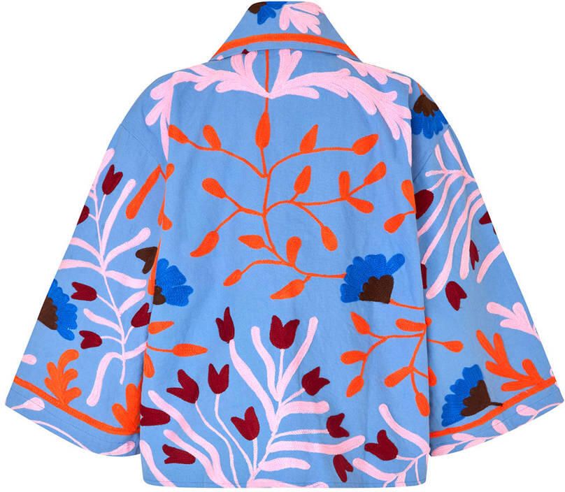 Lollys Laundry kimono blauw - Foto 2