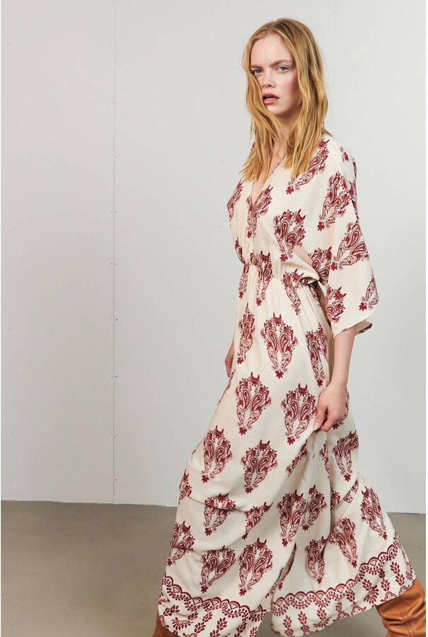 Lollys Laundry maxi jurk ecru