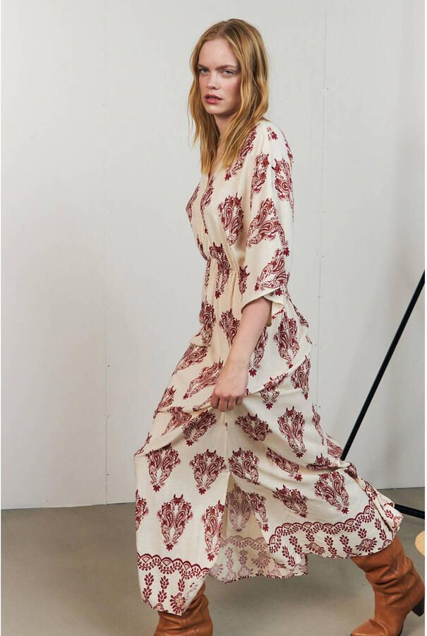 Lollys Laundry maxi jurk ecru - Foto 2