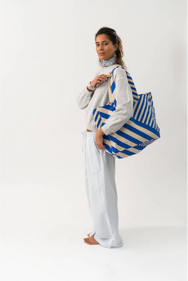 Lollys Laundry Sweater met logo Sydney grijs